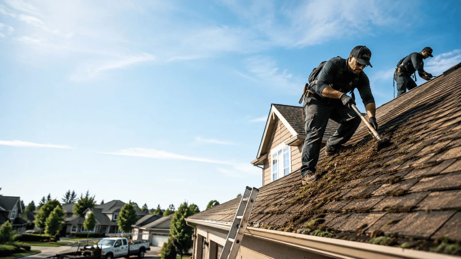 Roof Moss Removal in Pitsburg, OH near me